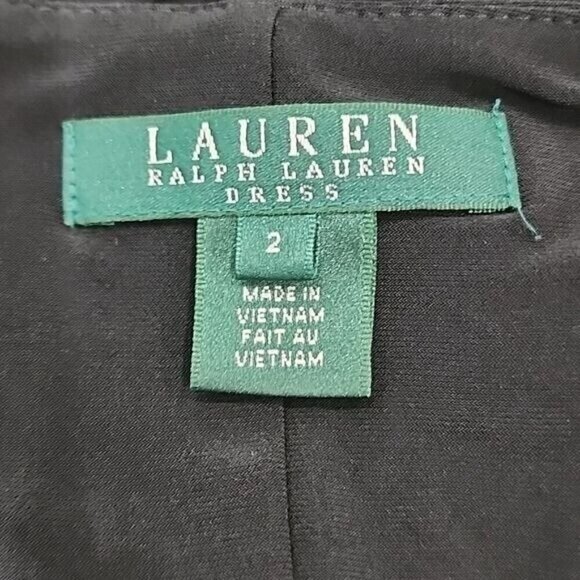 Lauren Ralph Lauren Dress Sheath Short Sleeves Knee Length Women's 2 - Picture 4 of 6